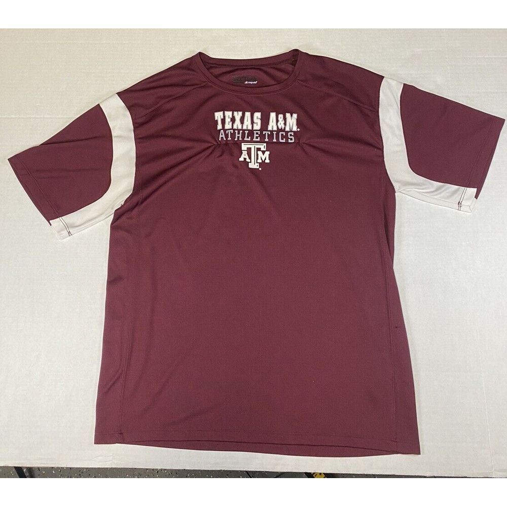 TEXAS A&M AGGIES Athletics Shirt Football DRI FIT Large‎